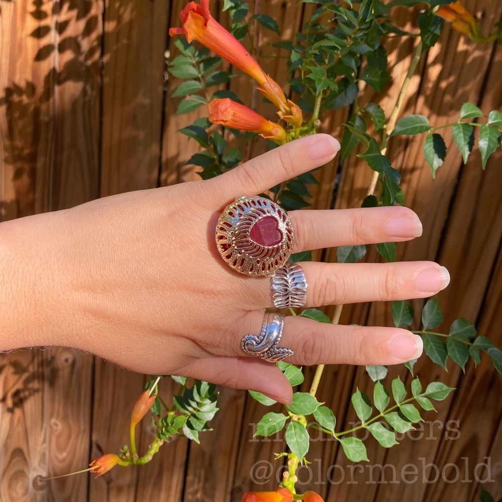 Kendra Scott Claire Ring in Pink Agate - Picture 7 of 10